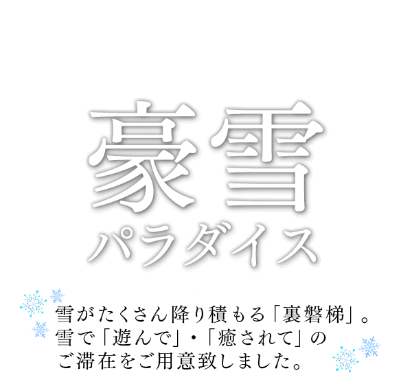 豪雪パラダイス