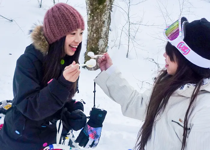 雪がフワフワ！甘くておいしい♪