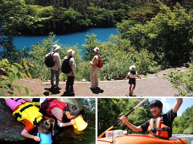 磐梯山の麓で旅の友と想う	