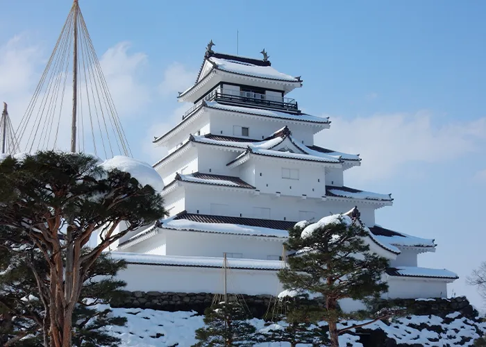 冬　鶴ヶ城