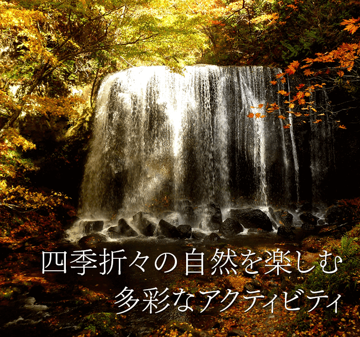 四季折々の自然を楽しむ多彩なアクティビティ